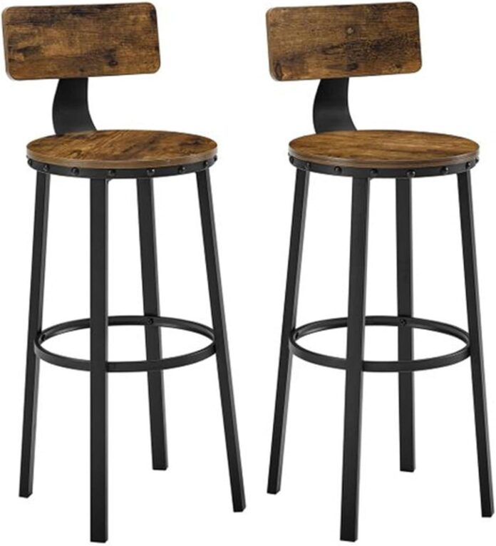 Vasagle Bar Stools Set Of 2 Fit Your Island May Be Tall