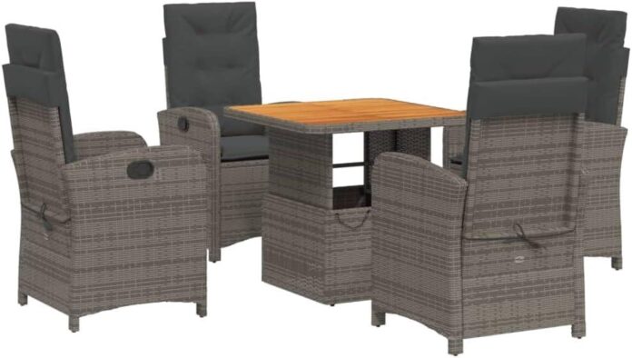 Vidaxl 5 Piece Patio Dining Set A Fit For Your Garden