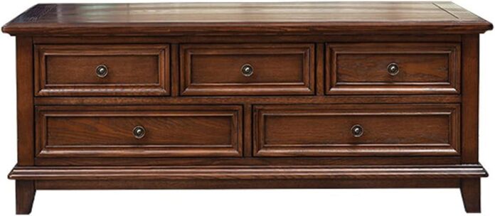 YAYA2021-SHOP Rustic Rectangle Coffee Table anchoring space