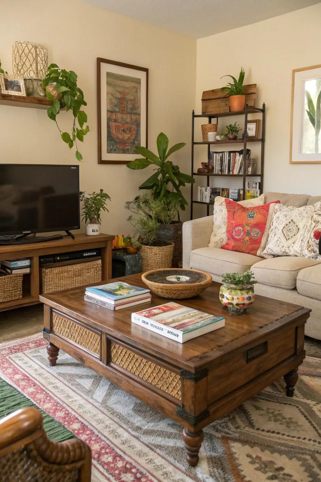 Add charm with distinctive accent pieces.