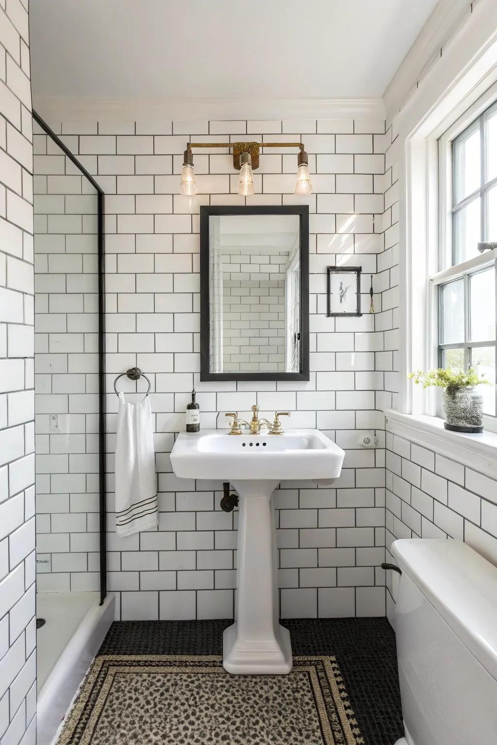 Subway tiles offer a timeless and versatile look.
