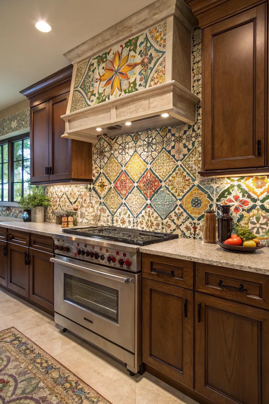 Decorative stove surrounds tell unique stories.