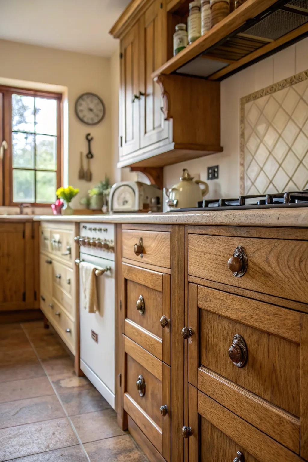 Classic hardware offers enduring elegance to kitchens.