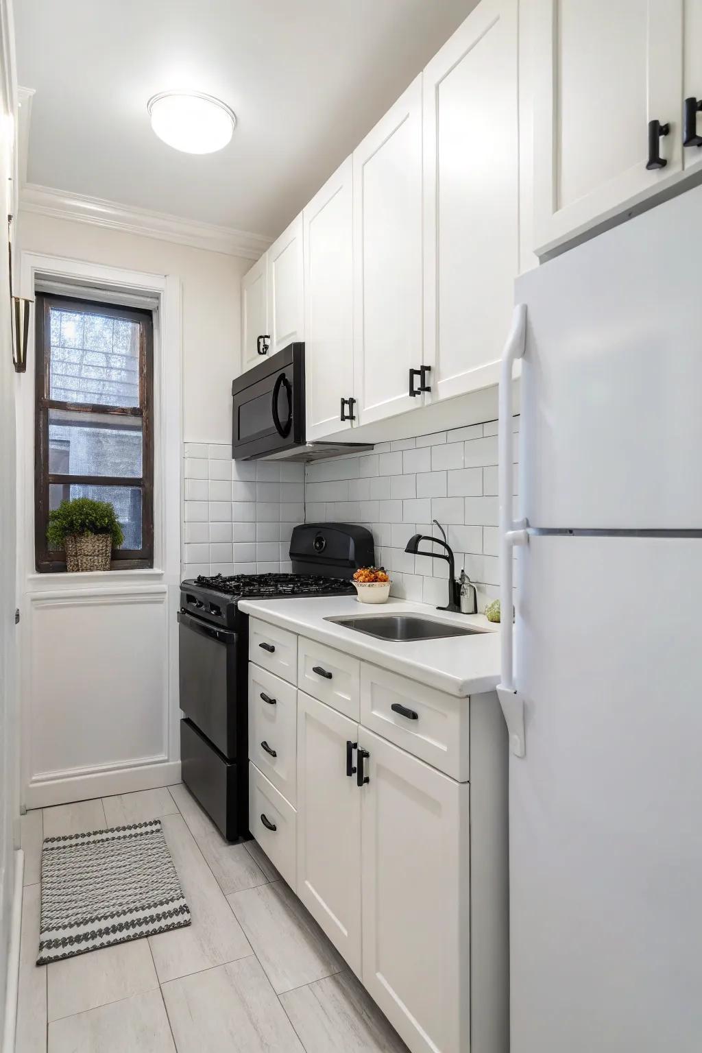 Monochrome schemes create harmony and spaciousness.