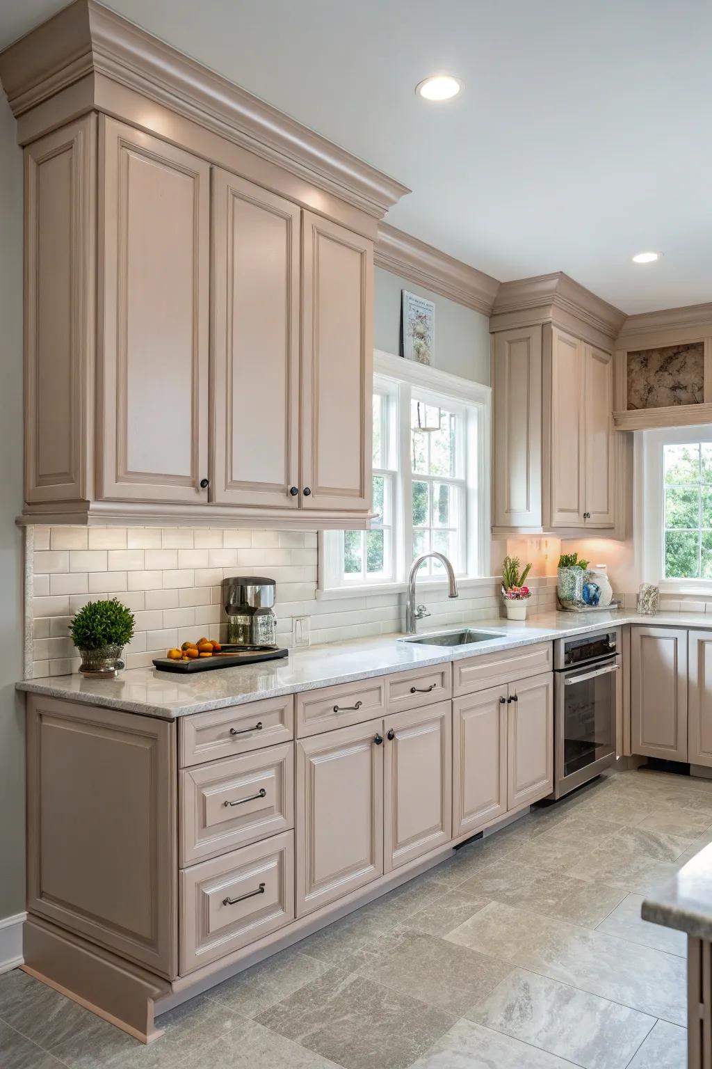 Tint-matched molding creates a unified look.