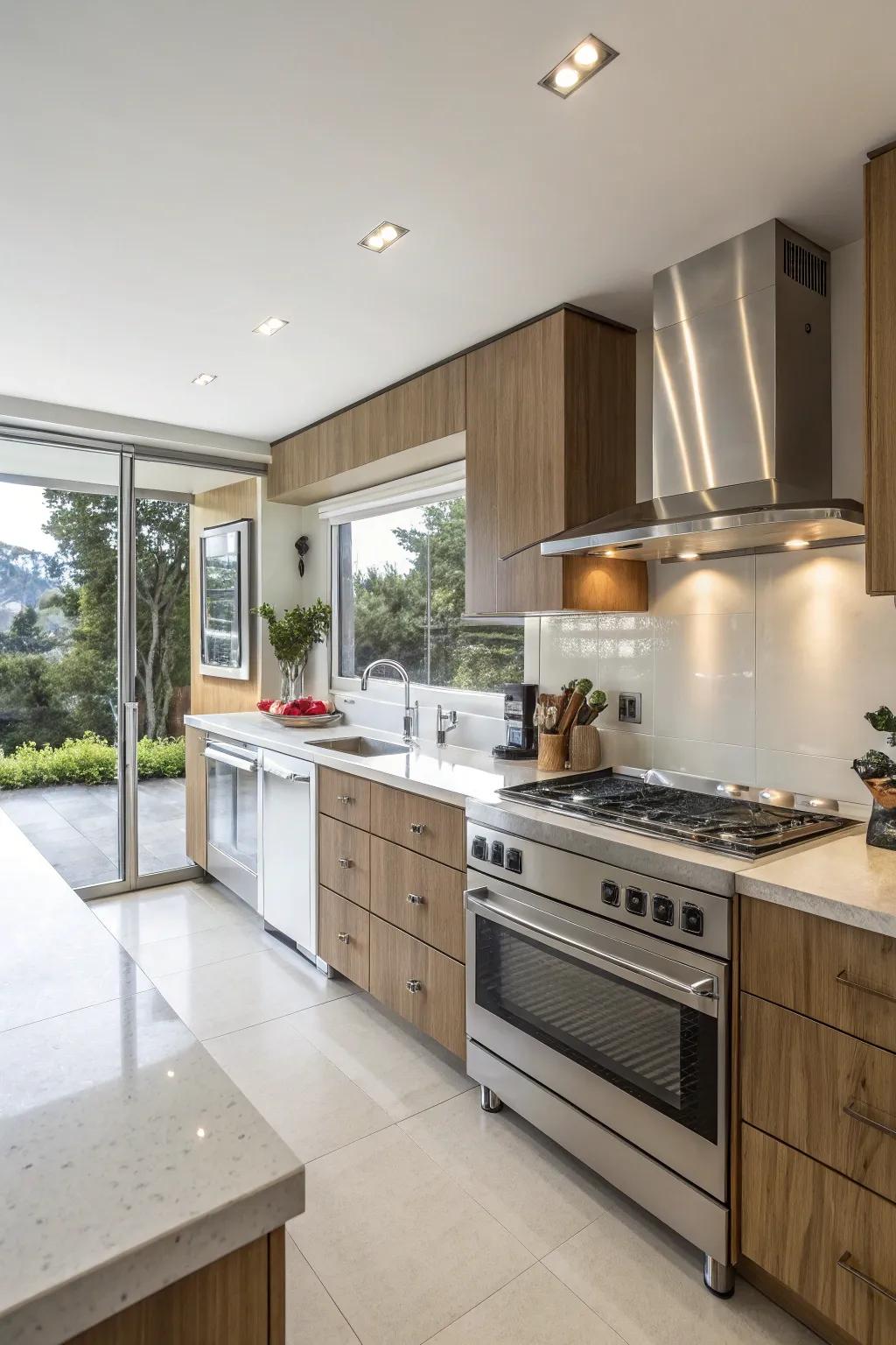 High-quality appliances enhance both style and efficiency in your kitchen.