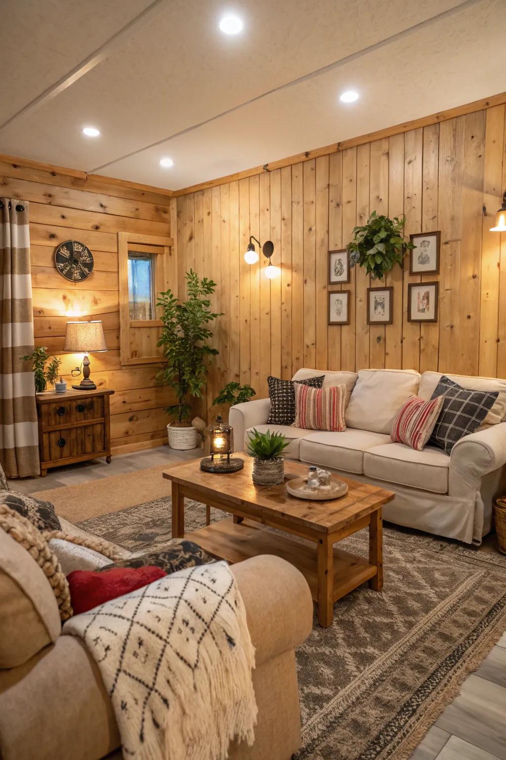 Natural wood tones add warmth and timeless elegance to interiors.