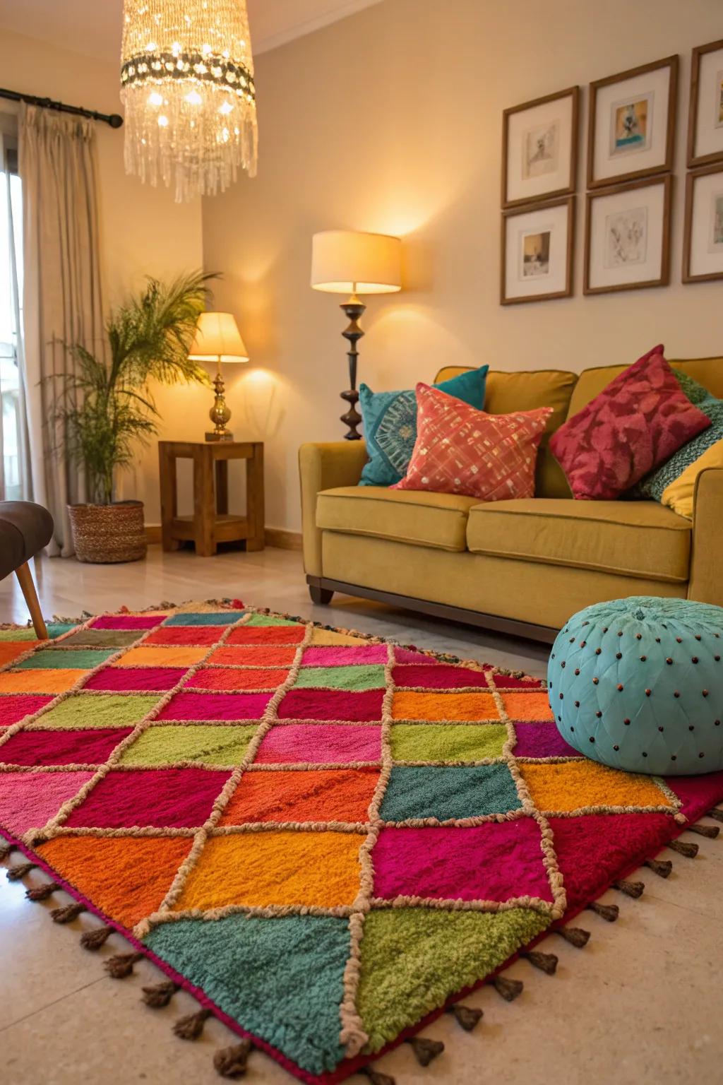 Accent pieces inject personality into your living room without overwhelming your budget.