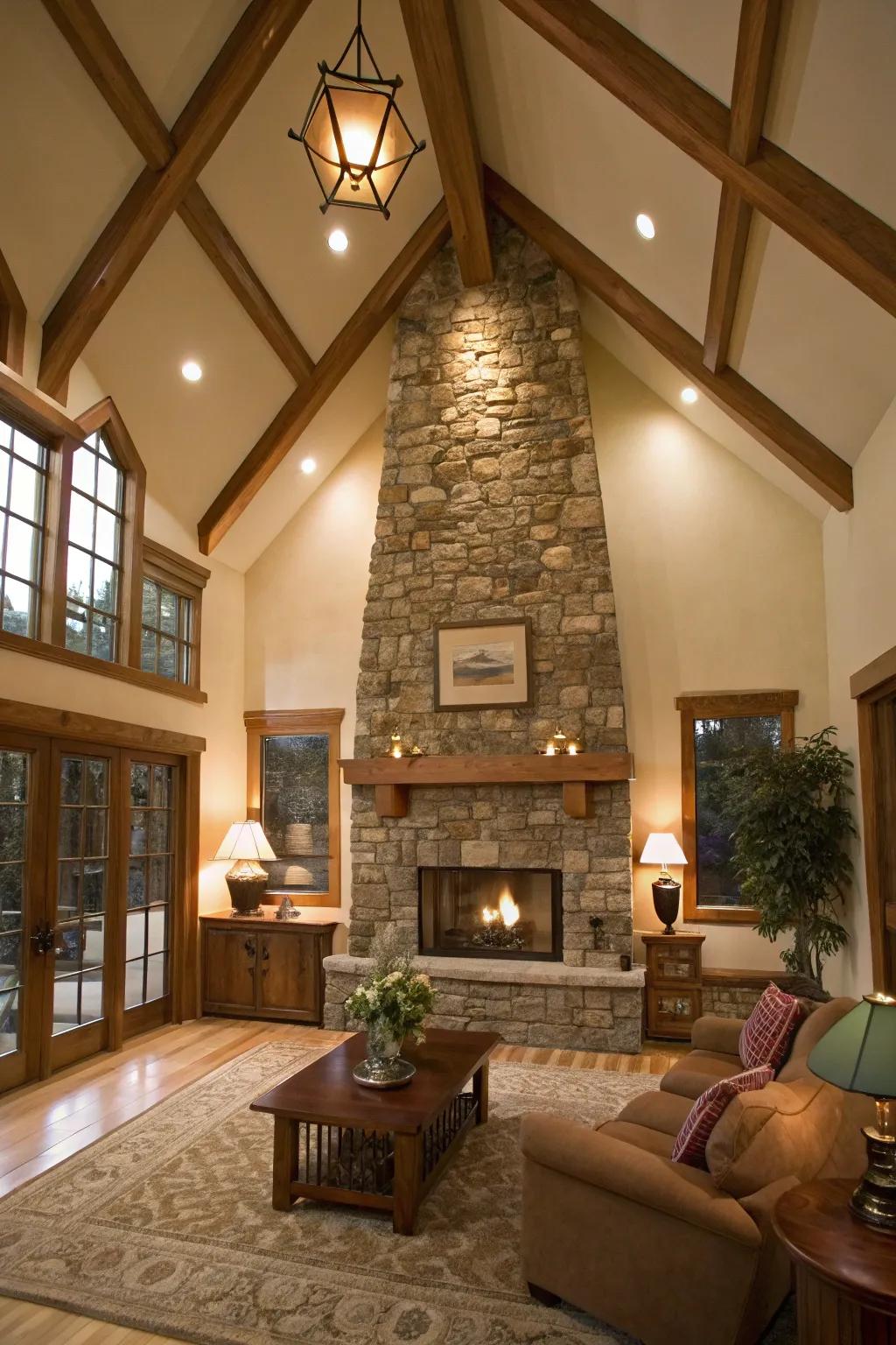 Natural elements bring warmth and calm.