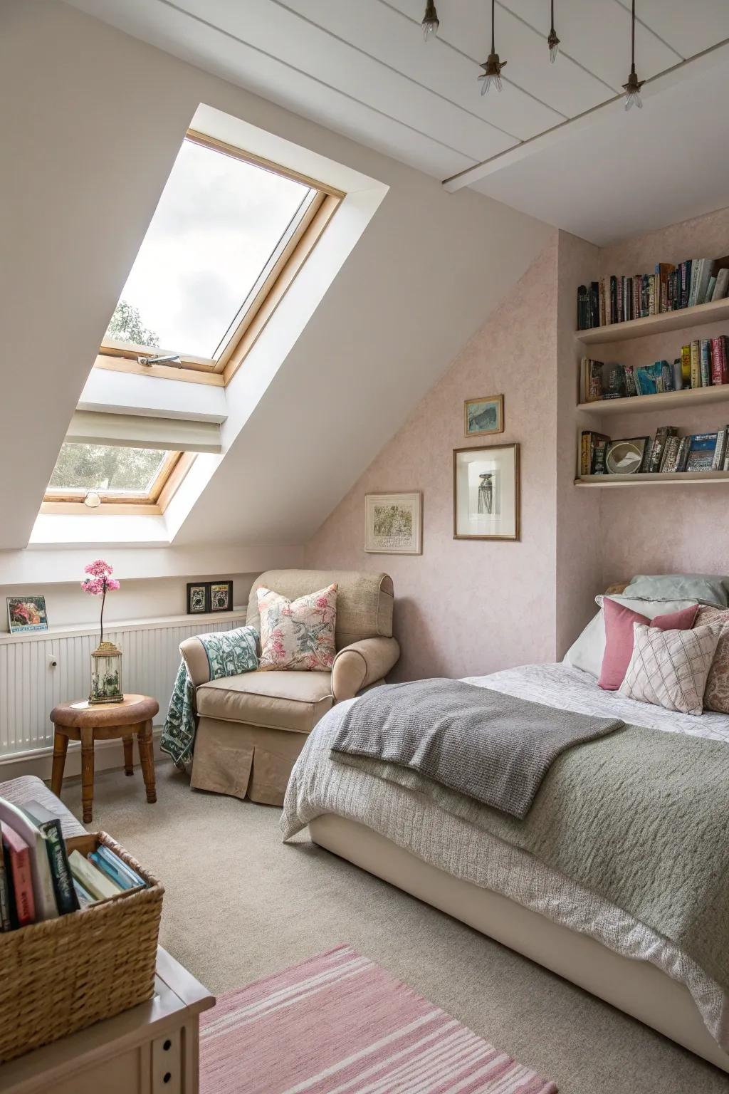 Flexible floor plans make your attic bedroom versatile and practical.