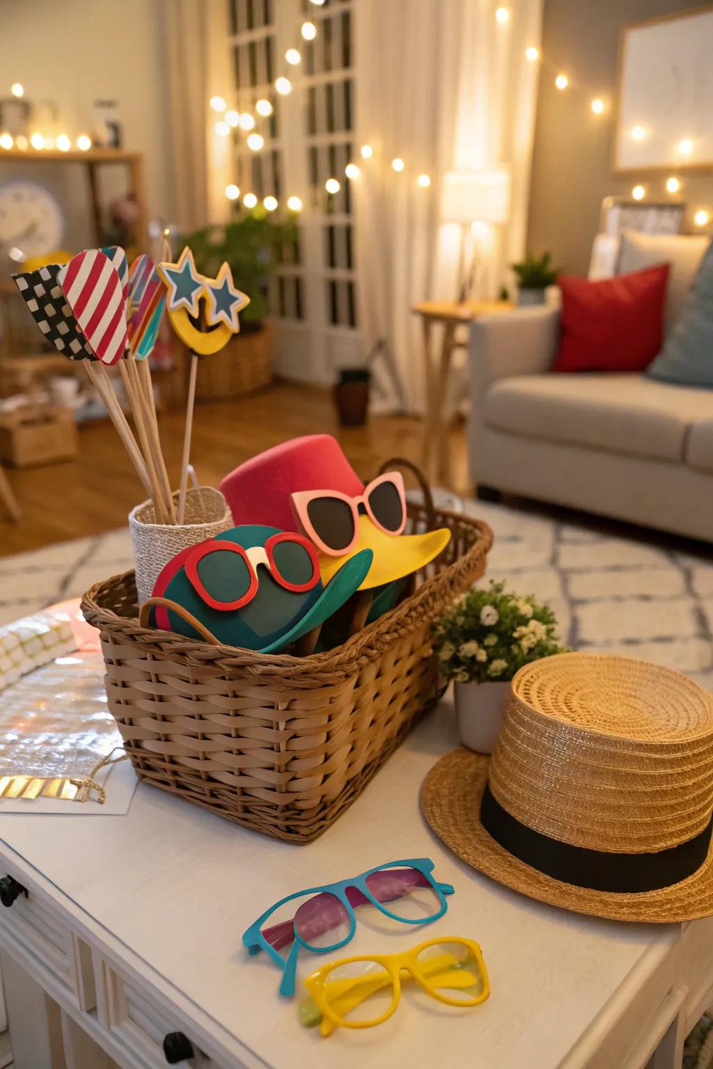 Offer a diverse selection of props to inspire playful creativity.