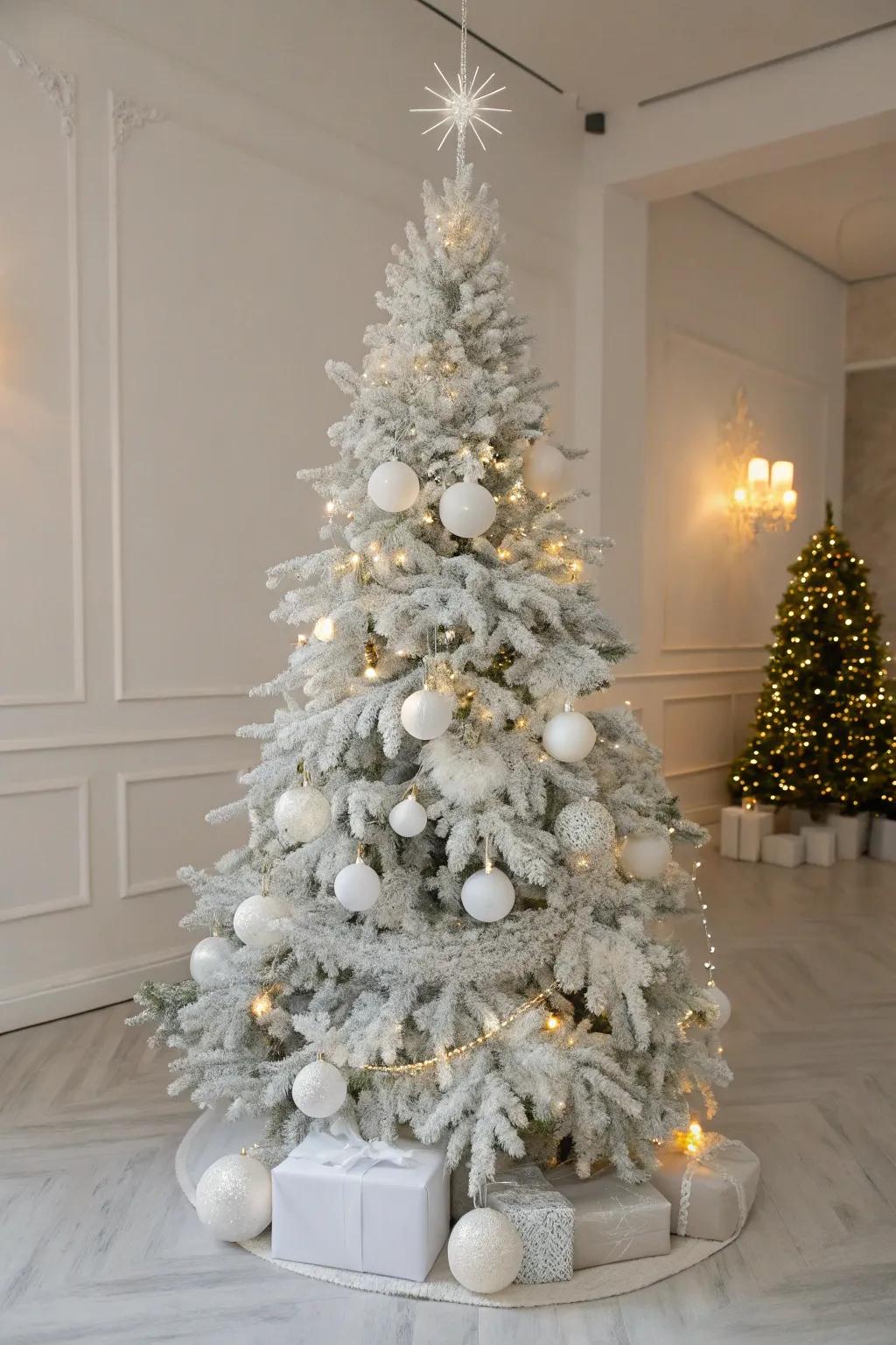 A monochromatic theme offers a modern, sleek look.