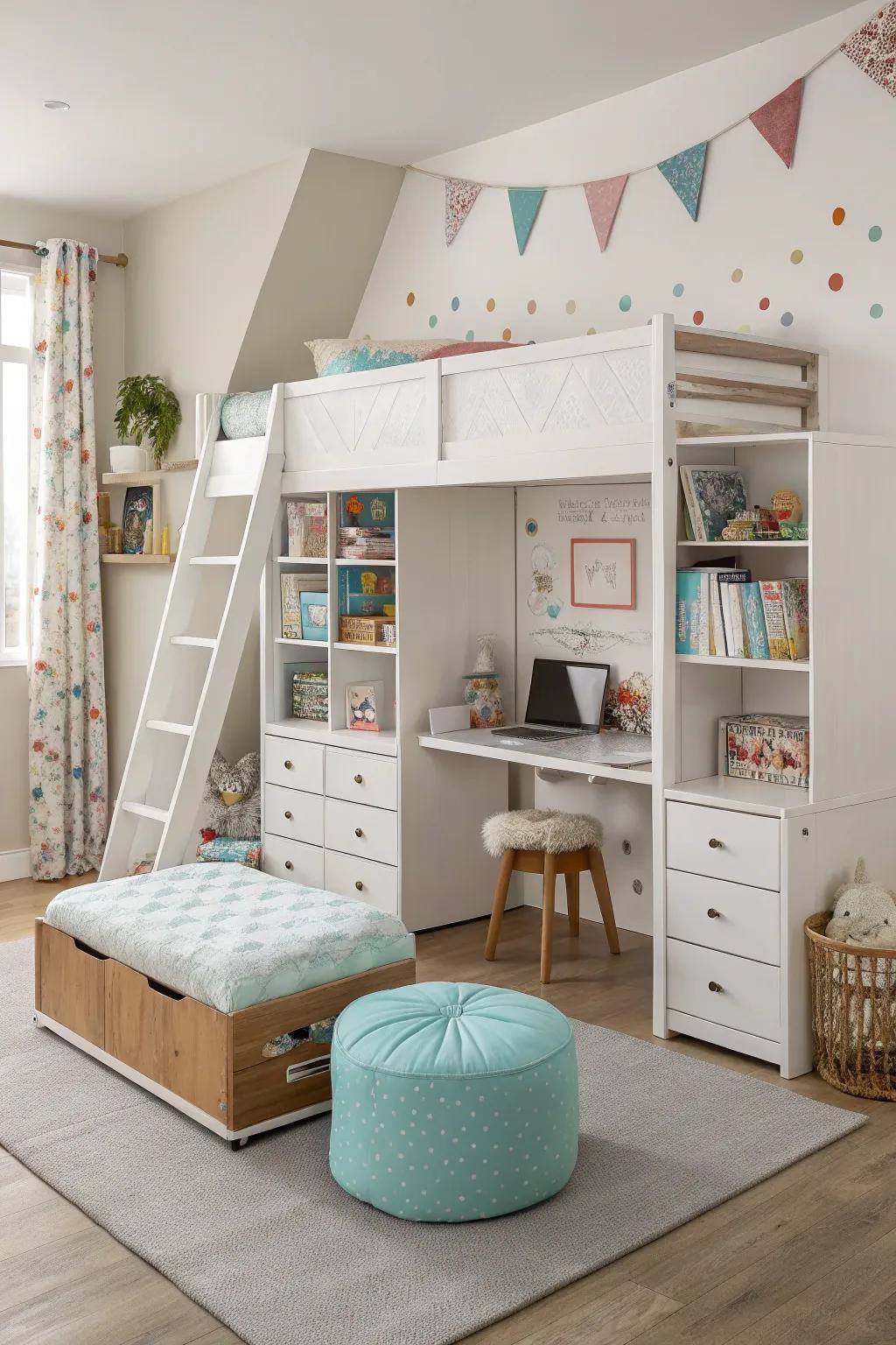 Versatile furniture that evolves with your child's needs.