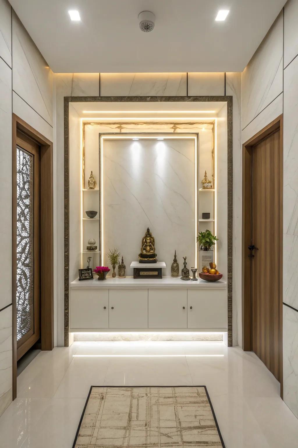 Modern clean lines for a contemporary and traditional blend.