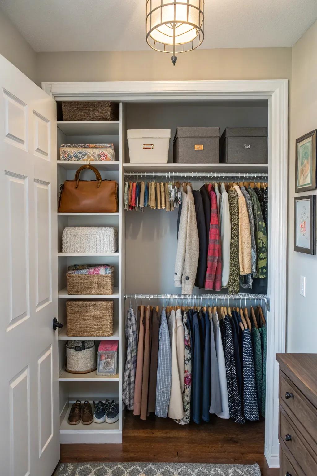 Overhead storage ensures you make the most of every available space.