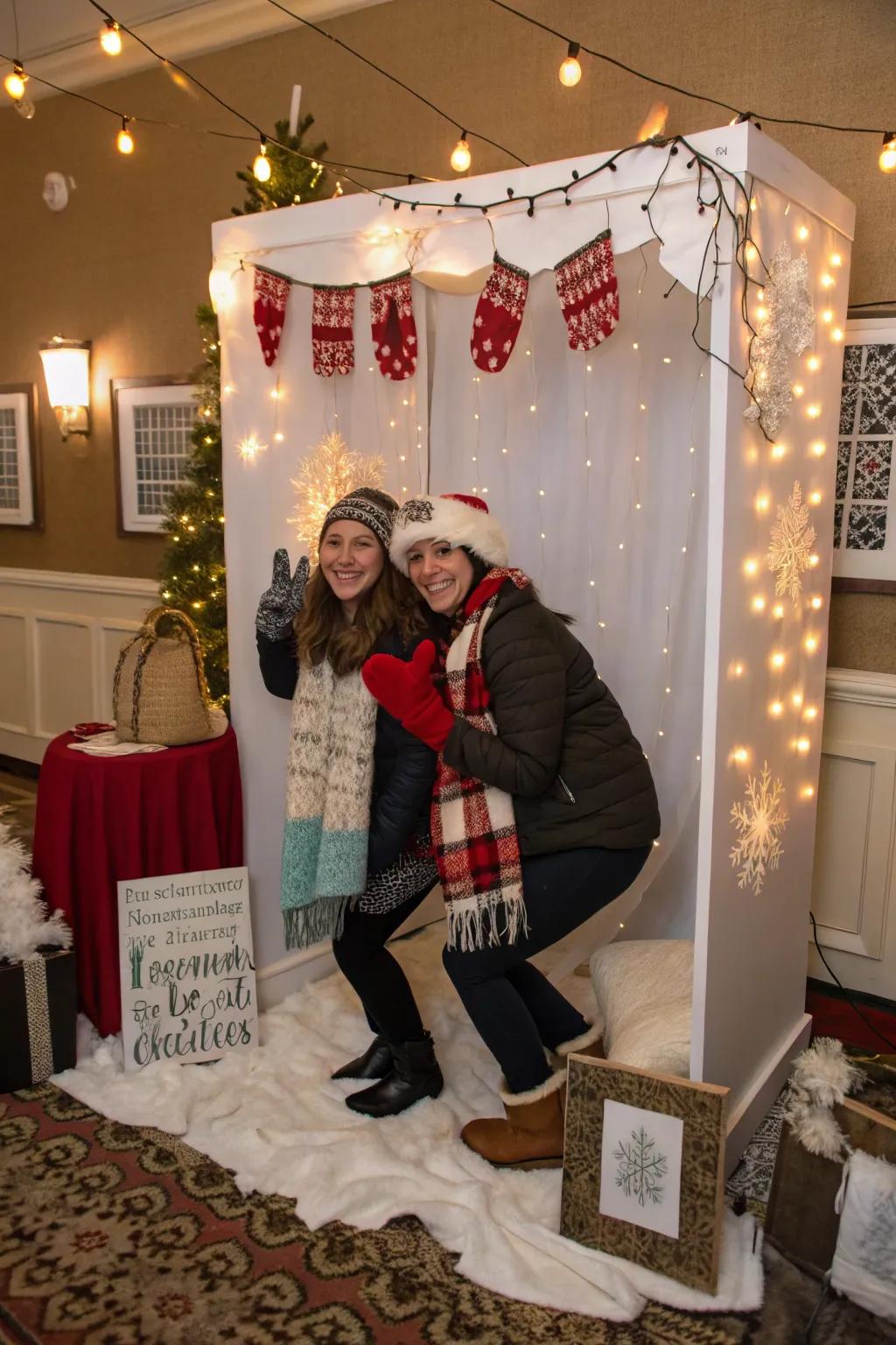 A photo booth offers fun and lasting memories of your event.