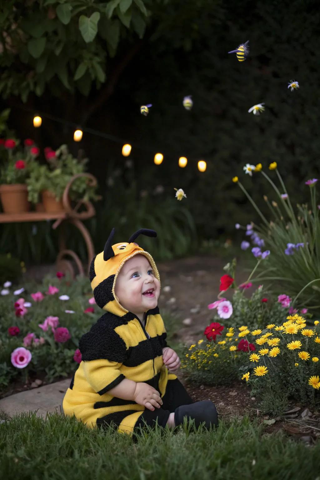 A buzzing bumble bee costume that's sure to bring smiles.