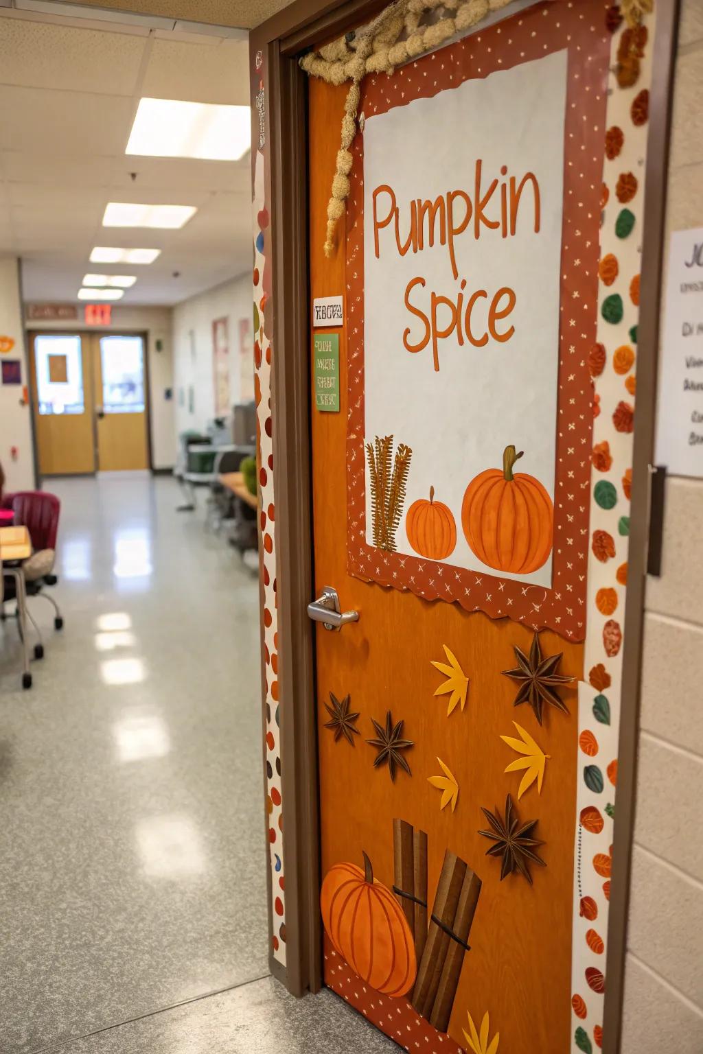 Spiced gourds creating a warm, inviting classroom atmosphere.