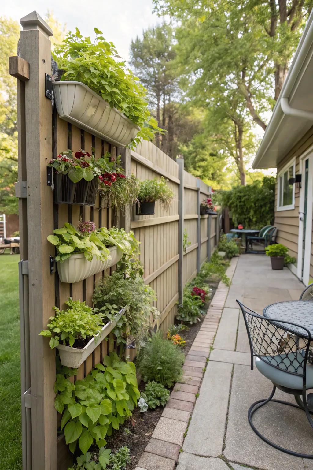 Vertical garden fences bring lush greenery and privacy to your property.