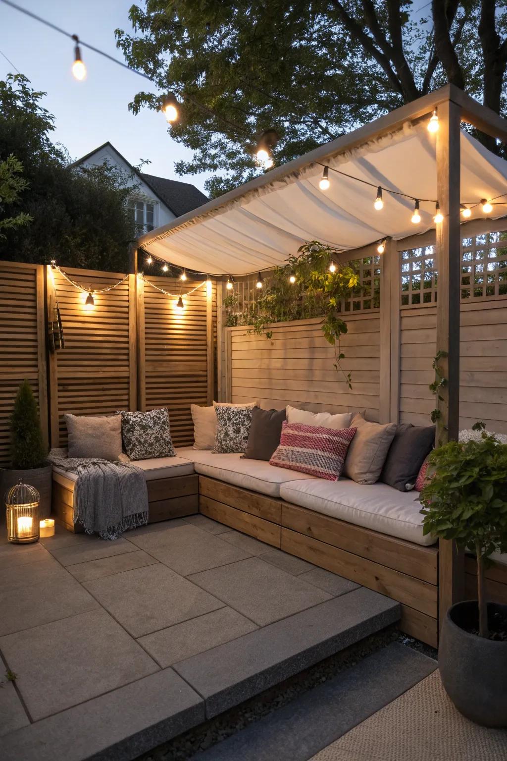Integrated seating solutions deliver comfort and privacy within a singular, refined design.