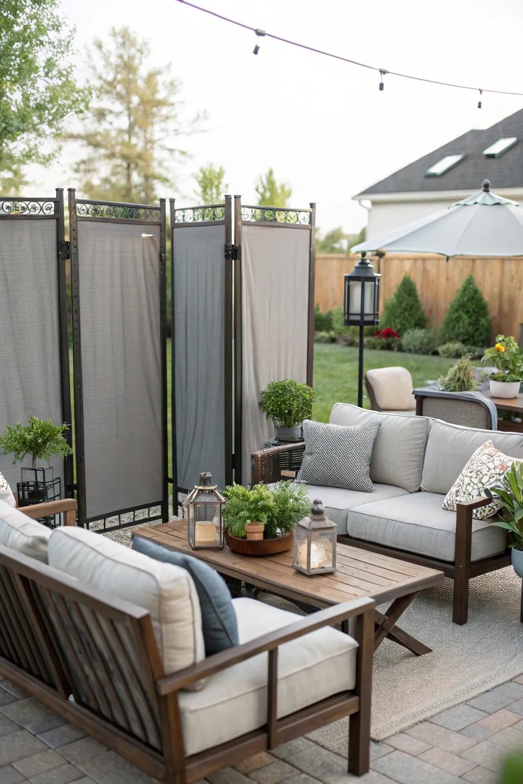 Independent dividers present adaptable privacy solutions for dynamic areas.