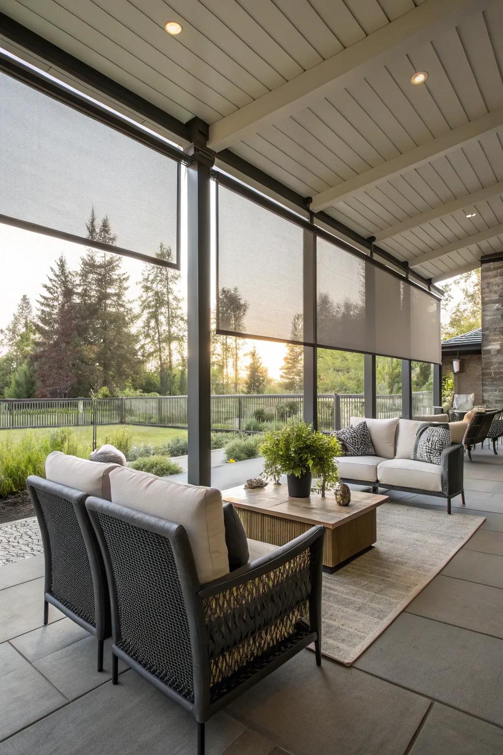 Retractable dividers deliver versatile privacy solutions for dynamic areas.