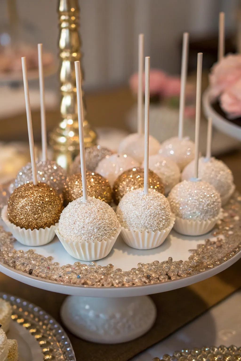Stunning cake spheres that bring dazzle to your celebration.