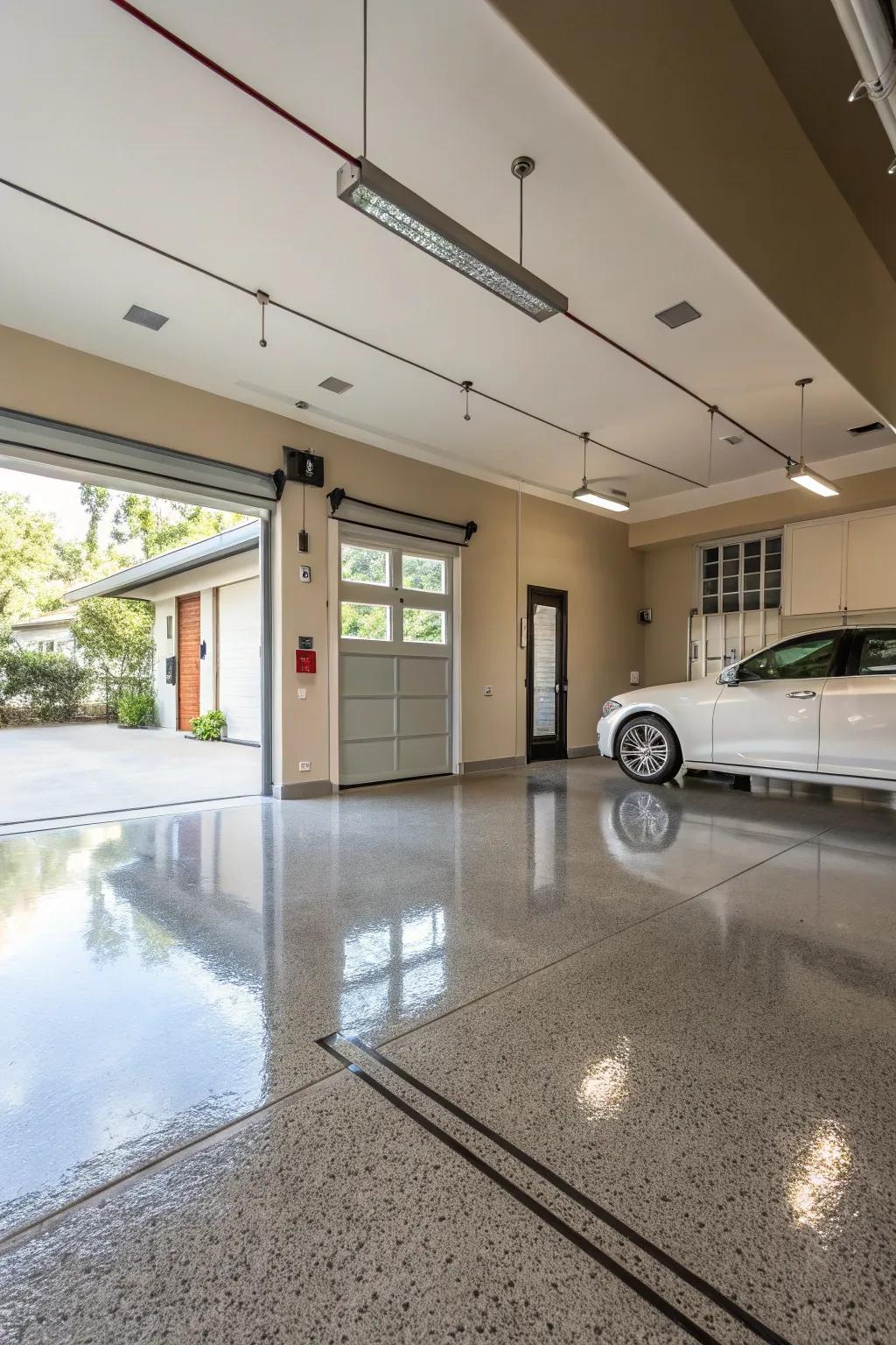 Upgrade your garage with durable flooring.