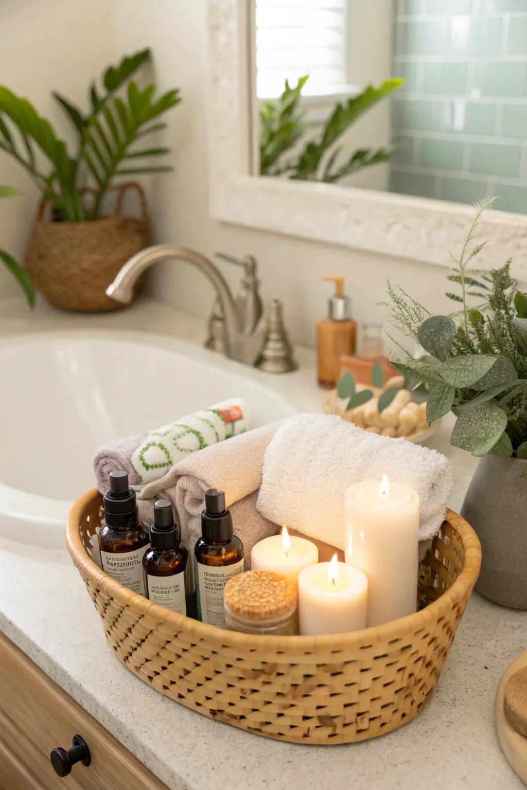 A DIY aromatherapy kit promotes relaxation and well-being.