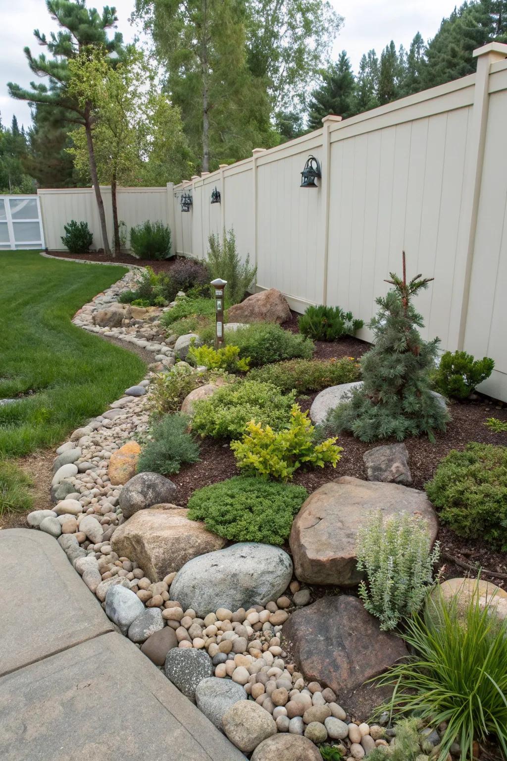 Stone gardens contribute texture and depth to any landscape.