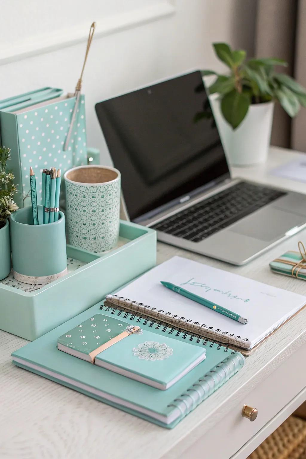 A unified color scheme enhances the aesthetic of your workspace.