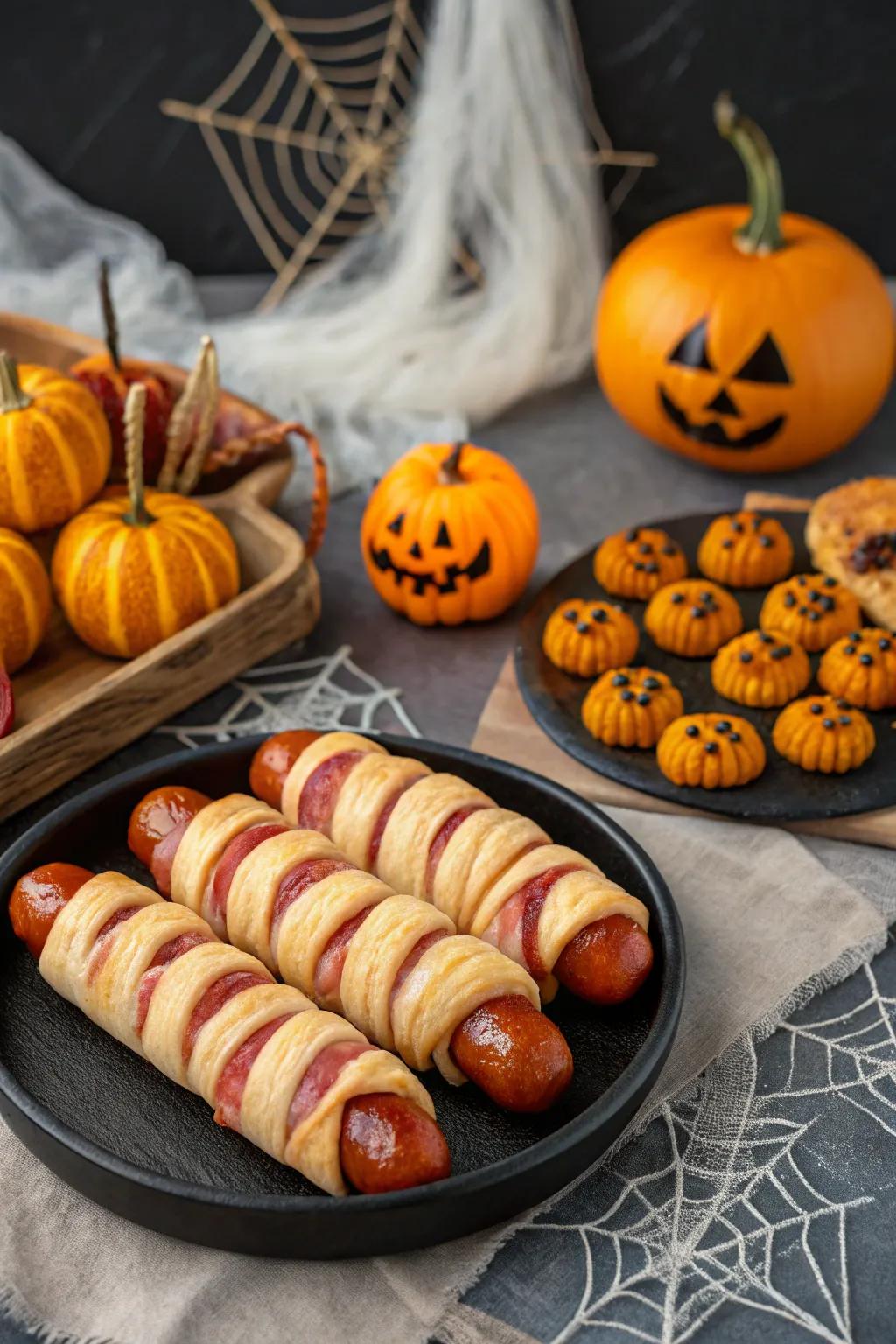 Keep guests munching with themed treats.