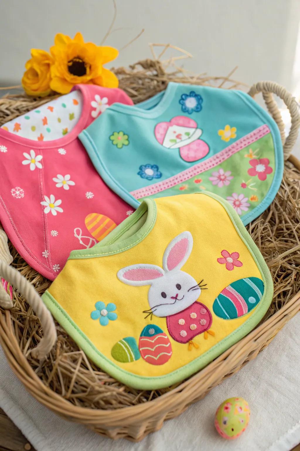 Bibs combine practicality with festive style.