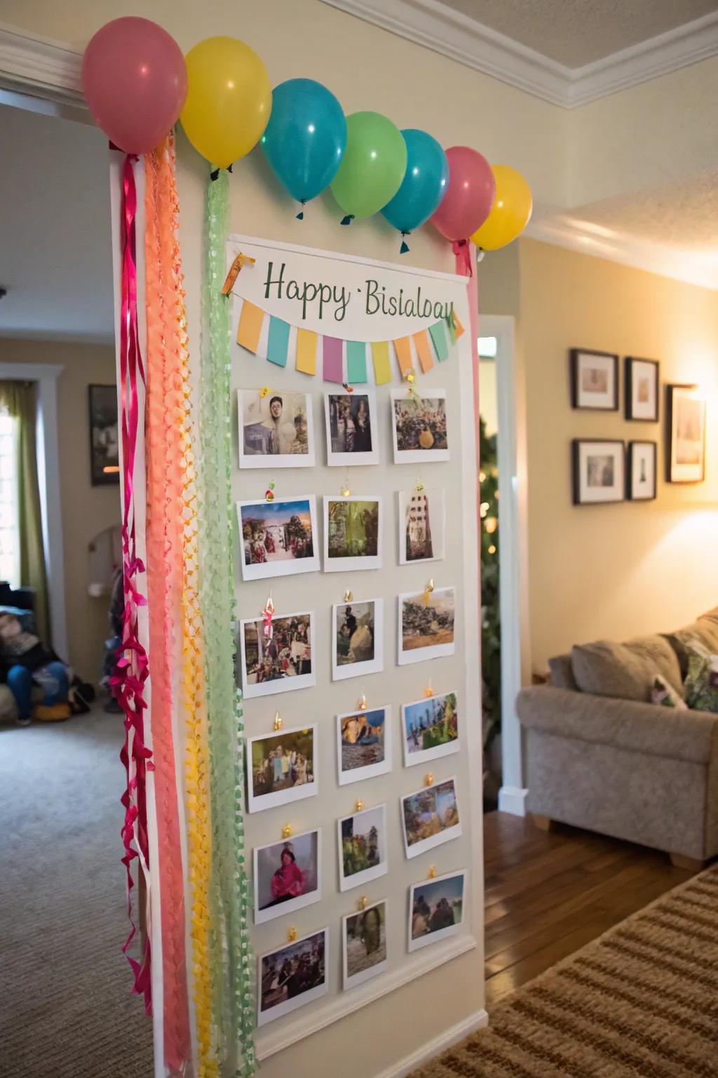 A touching montage of personal images honoring treasured memories.