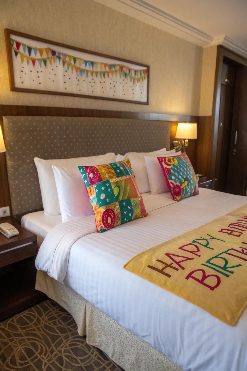 Add a personal flair with custom cushion covers.