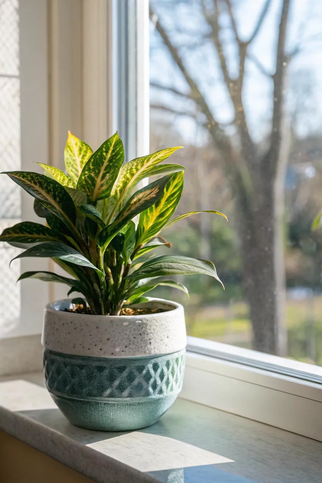 A lively houseplant that refreshes any living space.