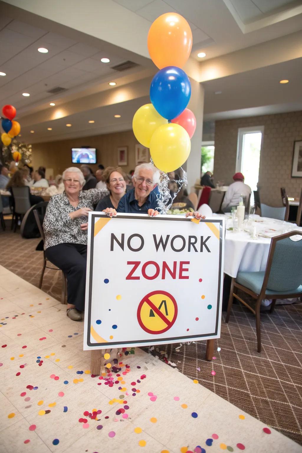 Playful decorations bring joy and laughter to the party.