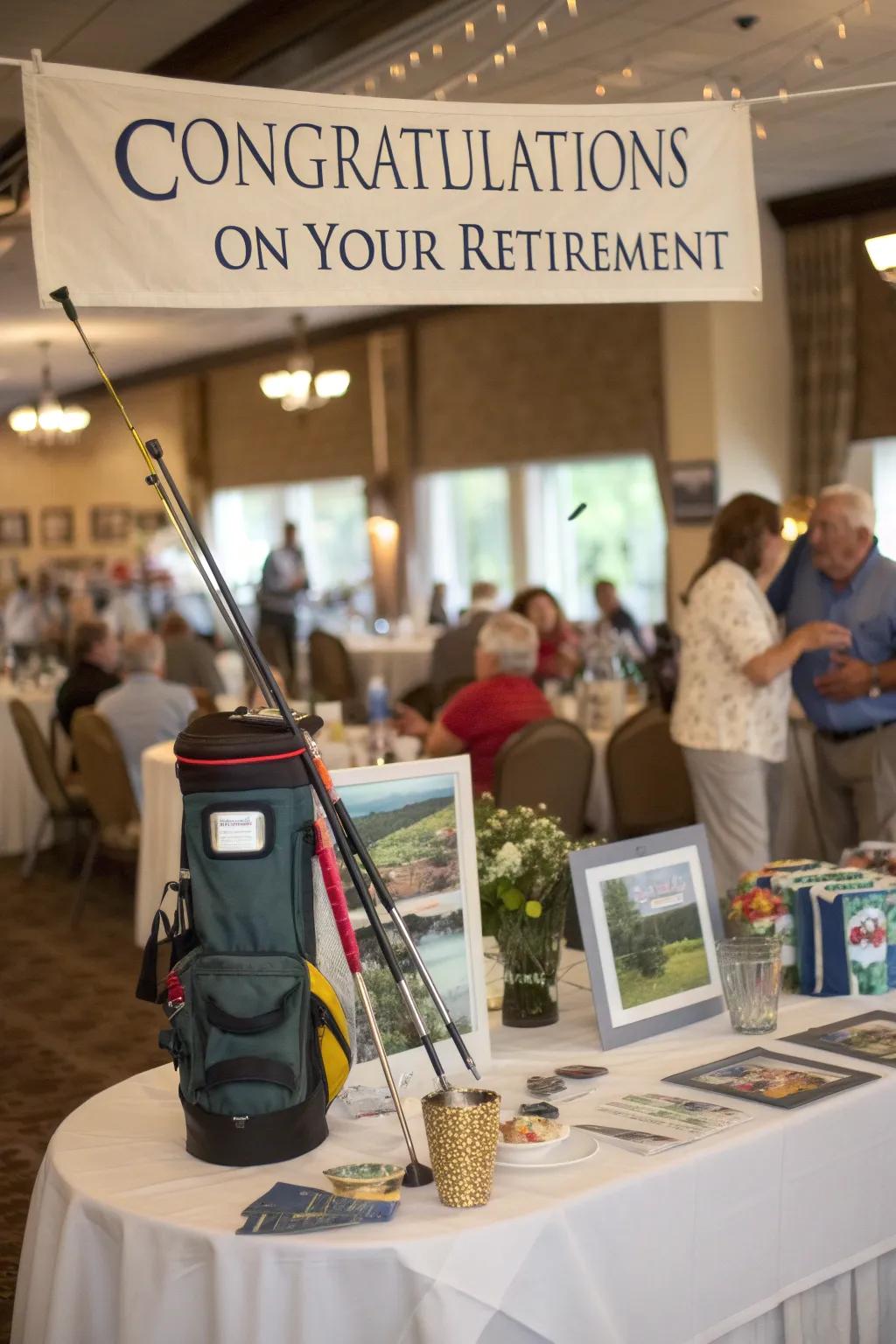 Themed table settings add a personal flair to the celebration.