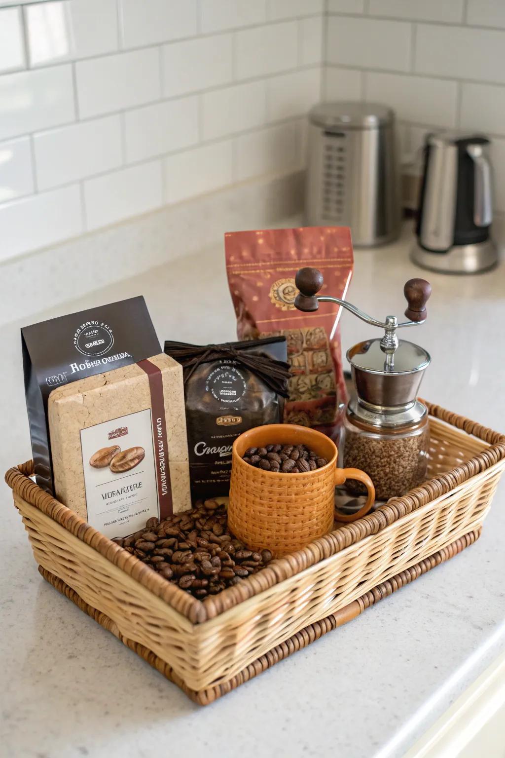 Brew the perfect cup with this coffee gift set.
