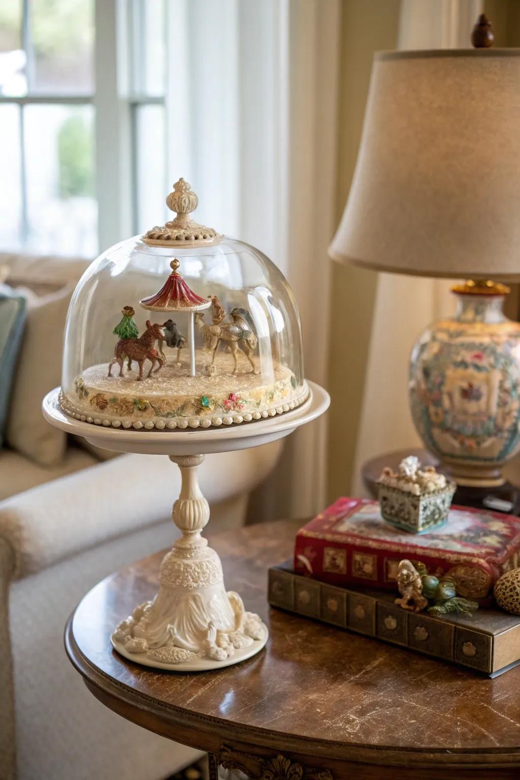 Highlight your art pieces with a sophisticated protective display.