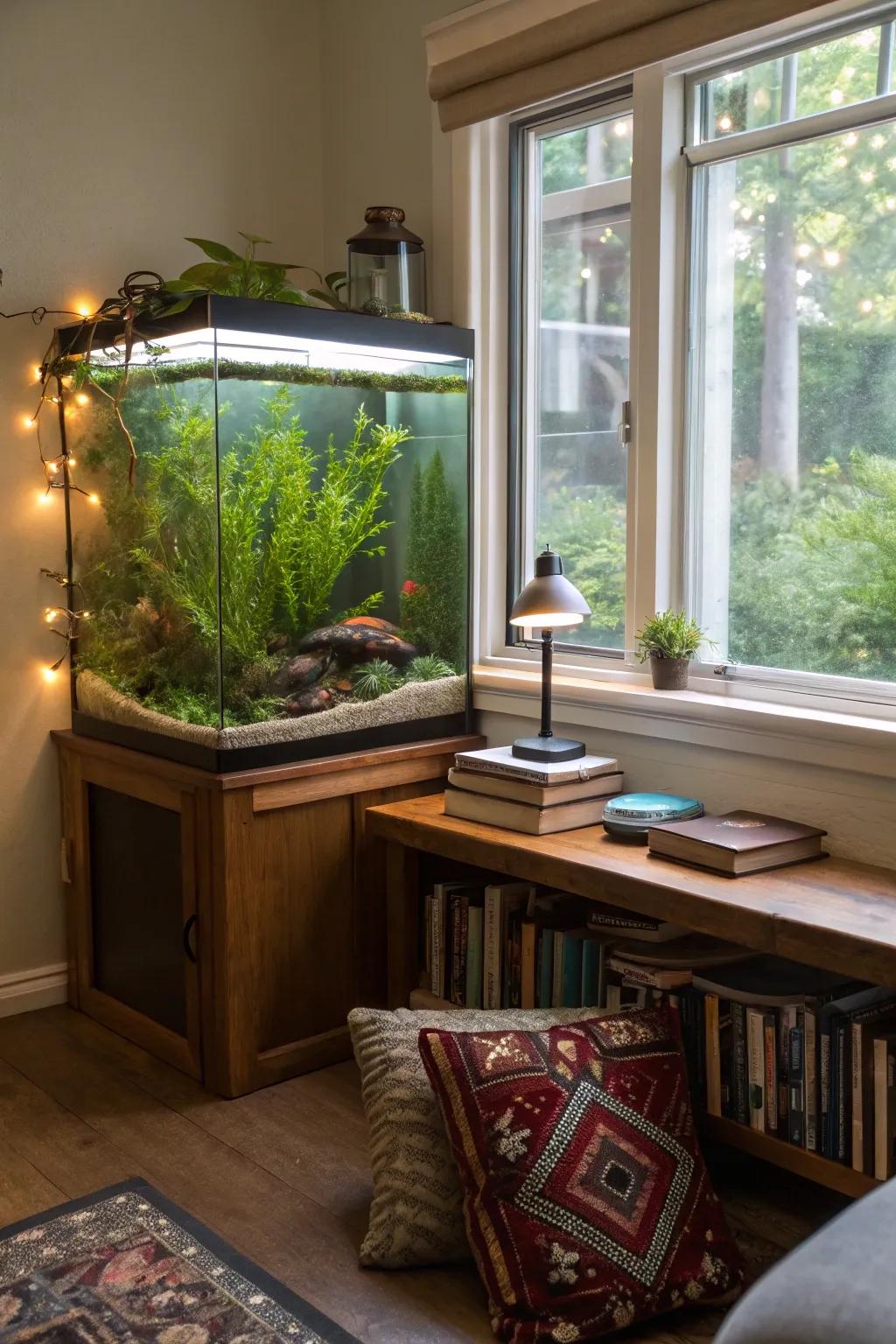 Floating plants create a lush, canopy effect in your tank.