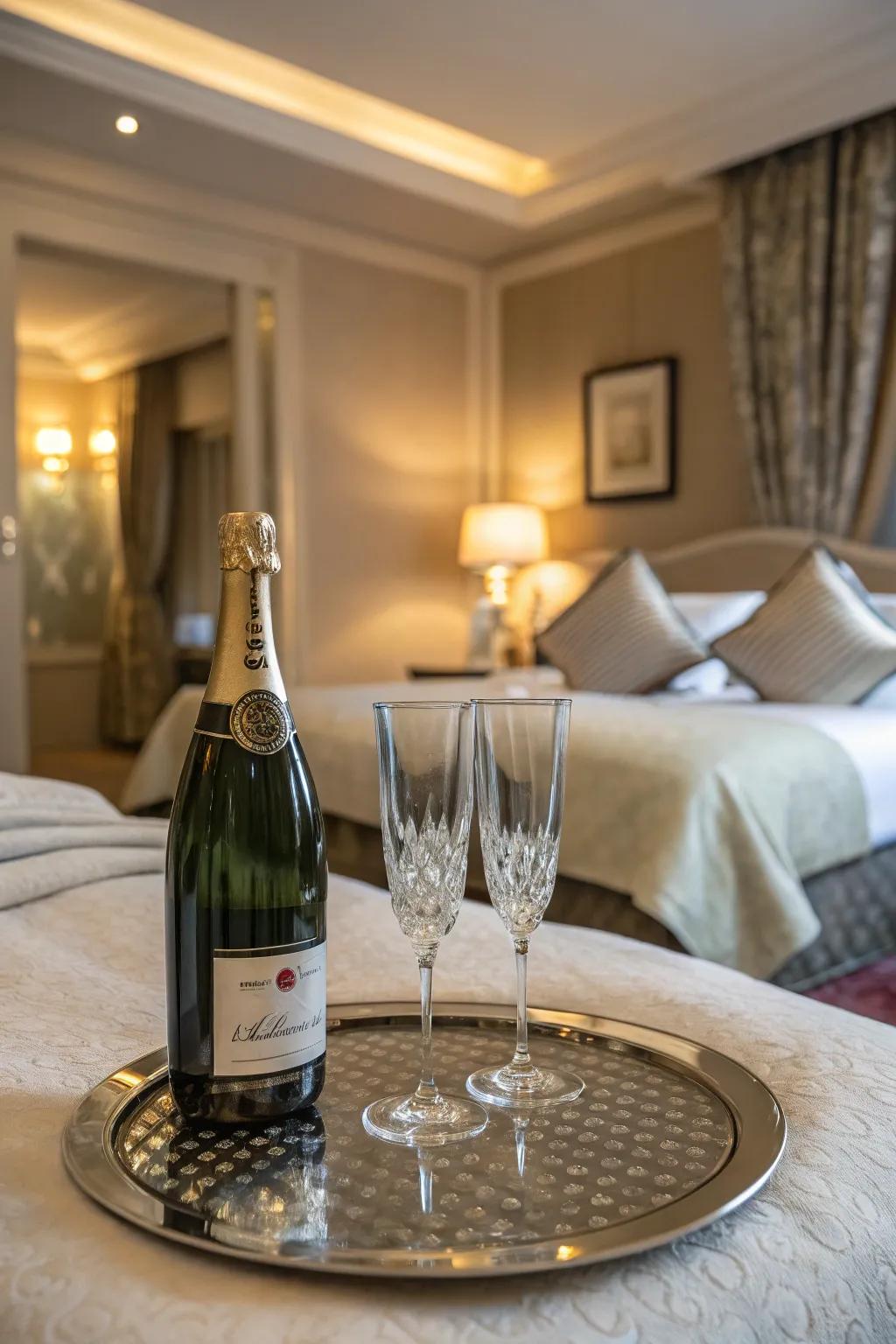 Celebrate with a refined toast.