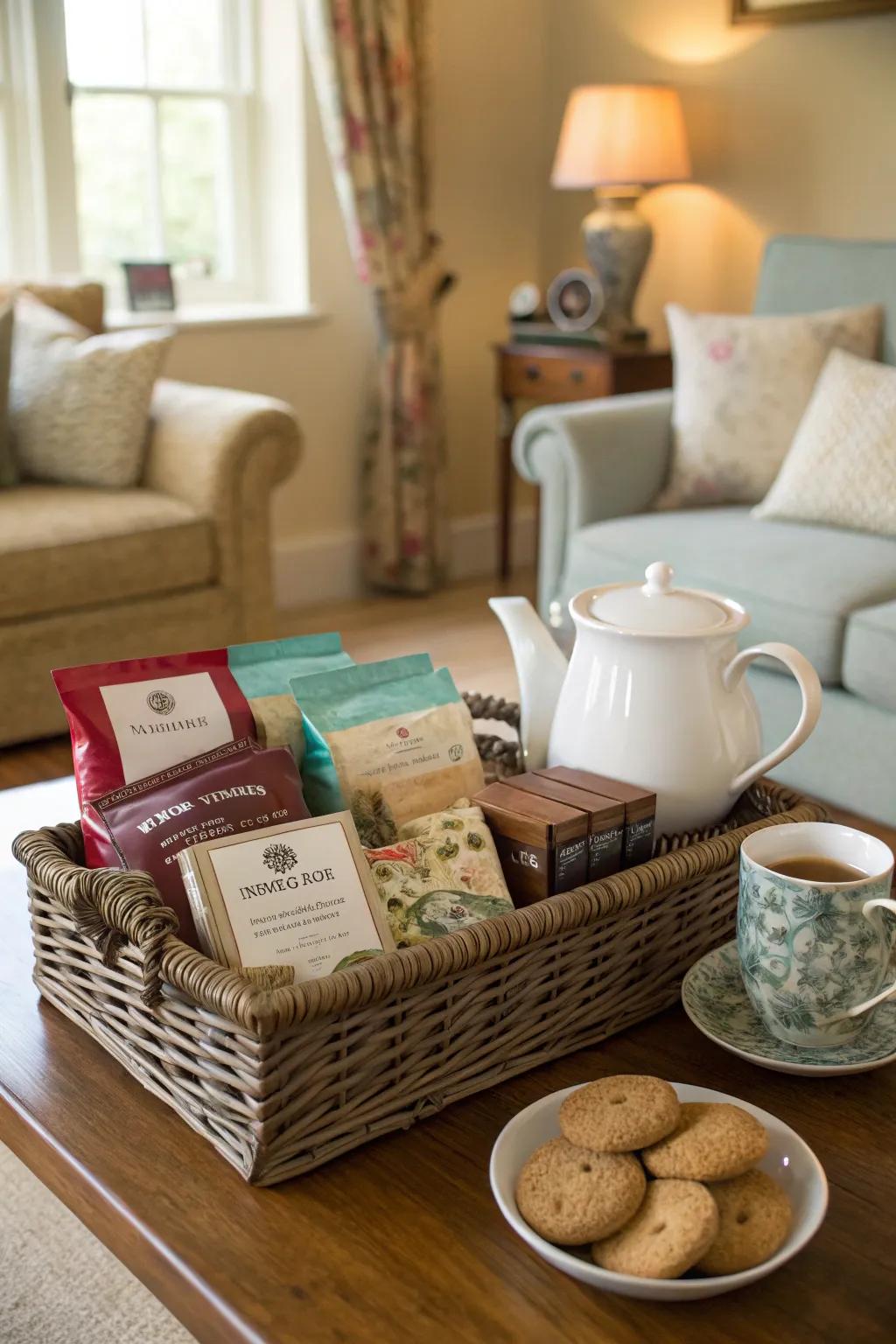 Enjoy a serene tea moment with a curated tea gift set.